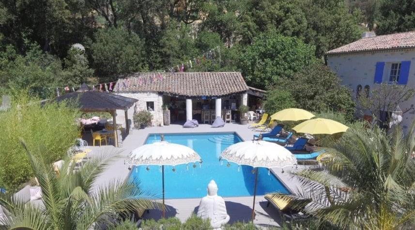 Bastide Du Bonheur Saint Donat Panzió Gréoux-les-Bains Kültér fotó